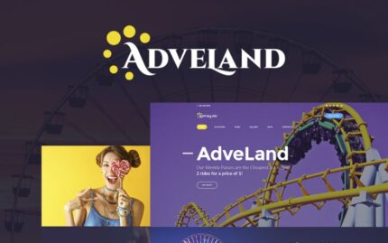 Adveland - Amusement Park Responsive WordPress Theme