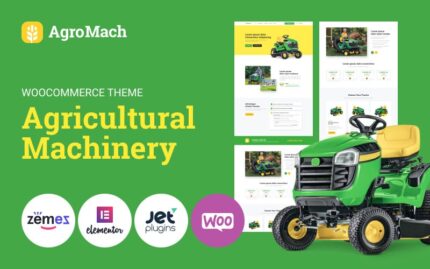 AgroMach - Agricultural Machinery with the Online Store WooCommerce Theme