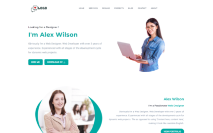 Alex - Personal Portfolio Website