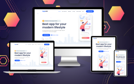 AppLab - App Html Landing Page Template