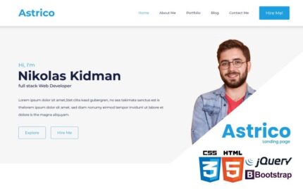 Astrico - Bootstrap 5 Portfolio Template