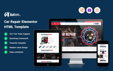 Autom – Car Repair Website Template