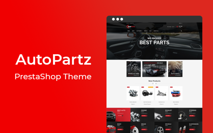 AutoPartz - Responsive Prestashop Theme