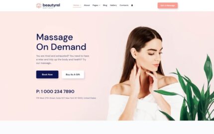 Beautyrel - Beauty Salon Joomla Template