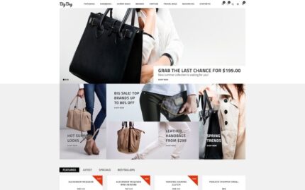 Big Bag - Handbag Store OpenCart Template