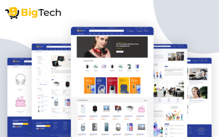 BigTech - Electronics eCommerce HTML Template