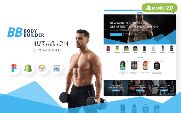 Body Builder - Sport Nutrition Shopify Theme