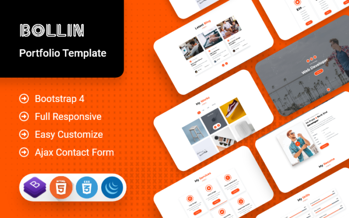 Bollin - Portfolio HTML Template