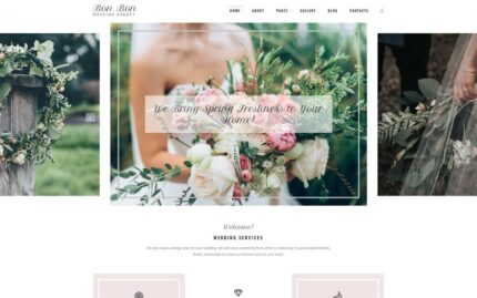 Bon Bon - Wedding Agency Joomla Template