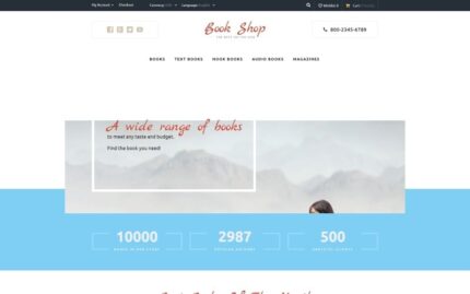 Book Shop OpenCart Template