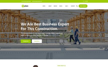 Bplan - Home Plan Construction WordPress Theme