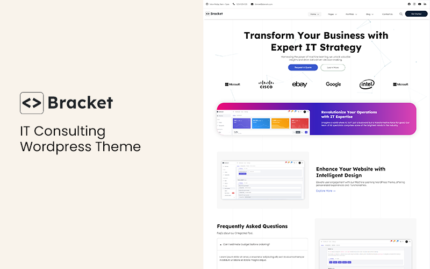 Bracket - IT Solutions Wordpress Theme