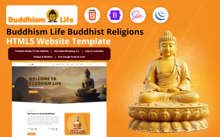 Buddhism Life - Buddhist Religions HTML5 Website Template