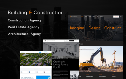 Builder Construction Architectural and Real Estate WordPress Theme