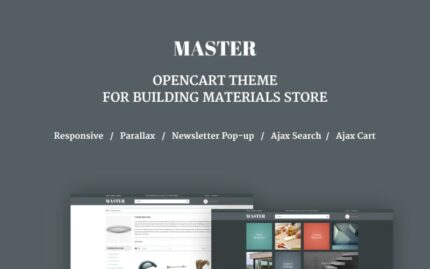 Building Materials Responsive OpenCart Template