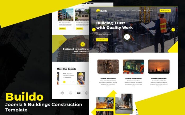 Buildo -Joomla 5 Building Constructions Template