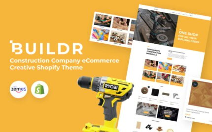 BUILDR - Construction Company eCommerce Creative Shopify Theme