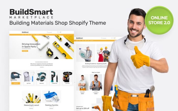 BuildSmart - Building Materials Online Store 2.0 Shopify Theme