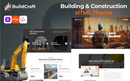 Built Craft - Construction & Architecture Design HTML Website Template