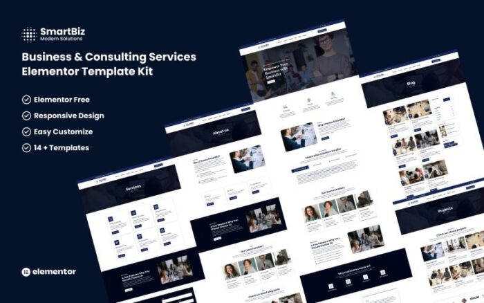 Business & Consulting Services Elementor Template Kit