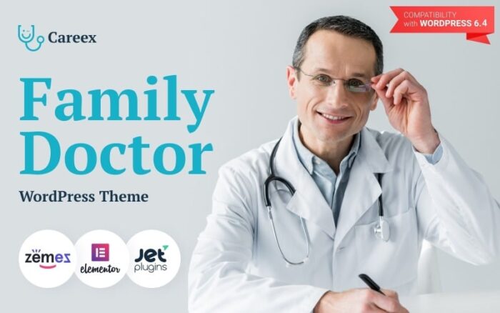 Careex - Family Doctor WordPress Elementor Theme