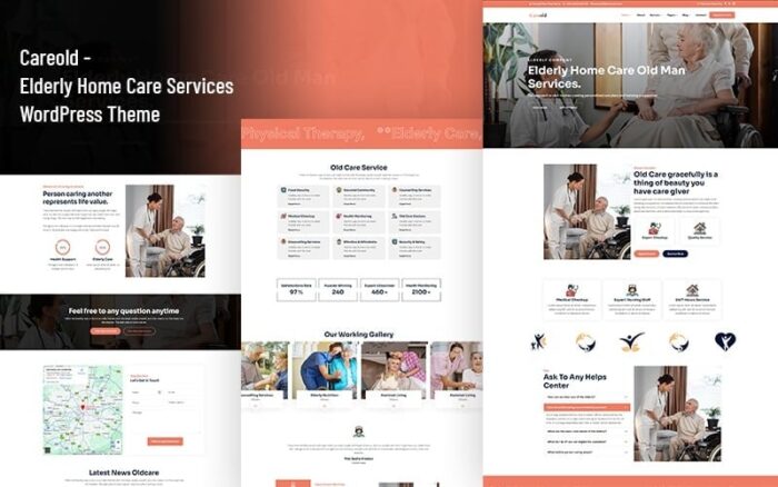 Careold - Elderly Home Care Services WordPress Theme