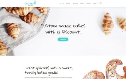 Chateau - Bakery and Receipts WordPress Theme