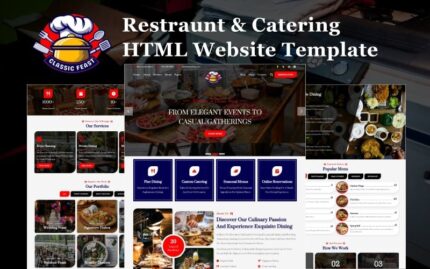 Classic Feast - Restaurant and Catering HTML5 Website Template