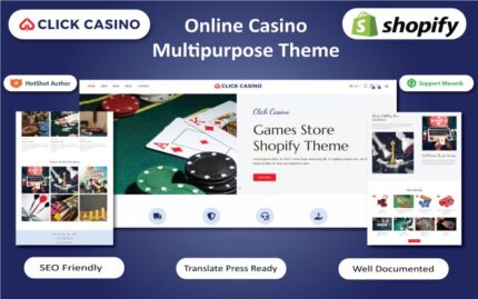 Click Casino - Online Casino Multipurpose Shopify Theme