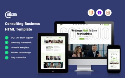 Consuo - Consulting  Website Template