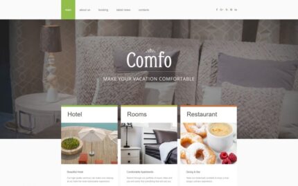 Cozy Vacation Joomla Template