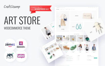 CraftStamp - Handmade Art Store Woocommerce Theme