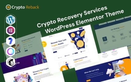 Crypto Reback - Crypto Recovery Services WordPress Elementor Theme