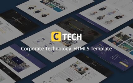 CTECH - Corporate Technology  HTML5 Website Template