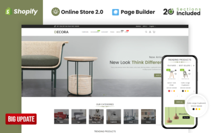 Decora Furniture Store Shopify Theme