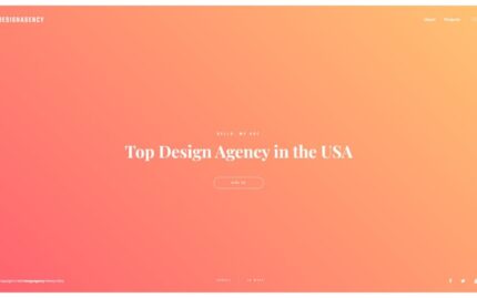 Design Agency Responsive Multipage Website Template