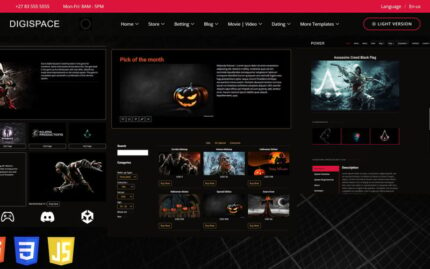 Digispace Bootstrap Multipurpose HTML Website Theme