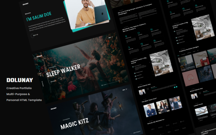 Dolunay - Creative Portfolio Multi-Purpose & Personal HTML Template