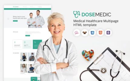 DoseMedic - HTML5 Medical Healthcare Template