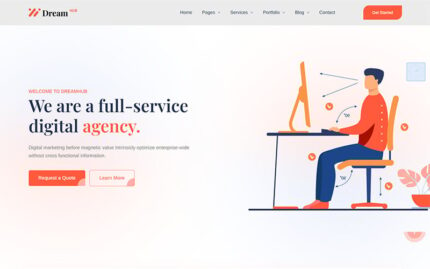 Dreamhub - Digital Agency HTML5 Template