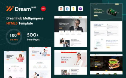 Dreamhub - The Biggest  Multipurpose HTML5 Template