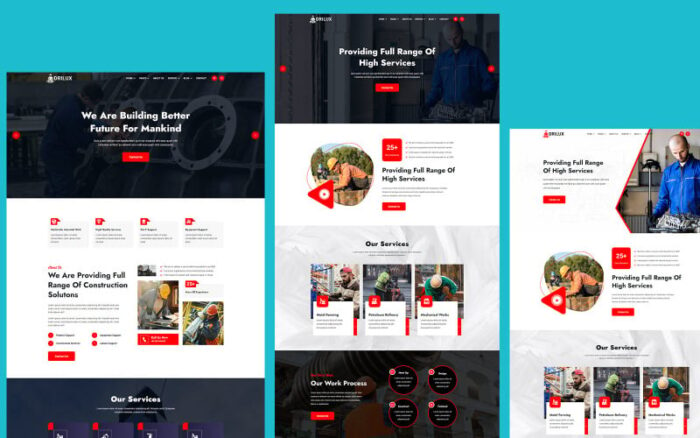 Drilux - Construction HTML Template