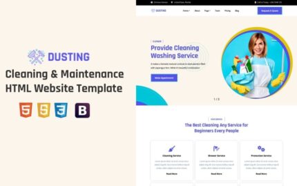 Dusting - Cleaning & Maintenance HTML Website Template