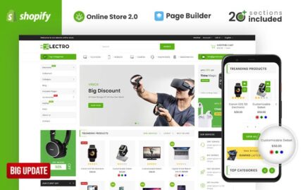 Electro Electronics Shopify Theme