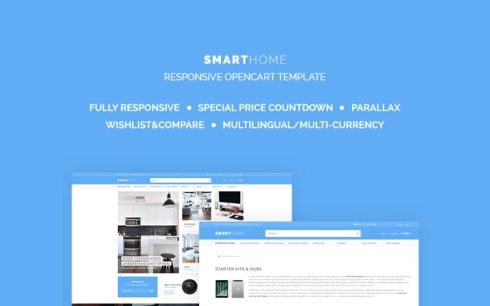 Electronics Responsive OpenCart Template