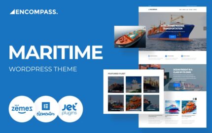 Encompass - Transportation Maritime WordPress Theme