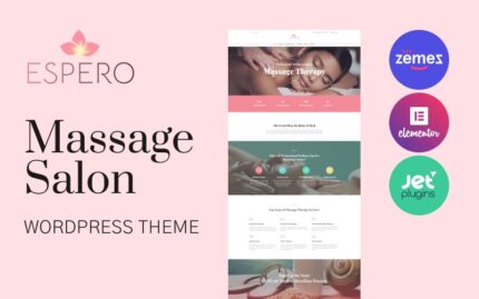 Espero - Massage Salon Responsive WordPress Theme