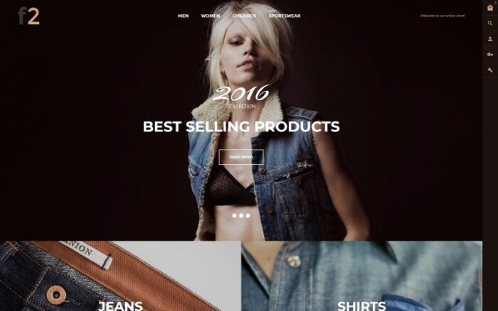 F2 - Fashion Boutique Magento Theme