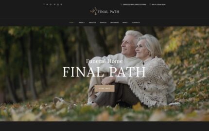 Final Path - Funeral Home Responsive WordPress Theme