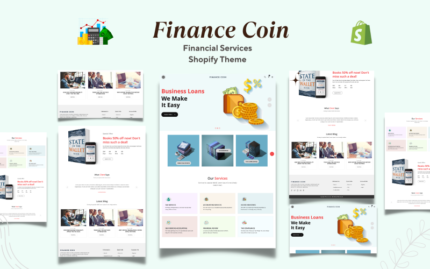 Finance Coin - Finance Services Shopify Theme